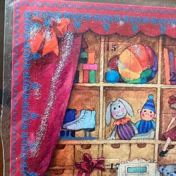 New German Advent Calendar Richard Selmer Verlag Paper Santa Claus Bag List Toys - Picture 7 of 9